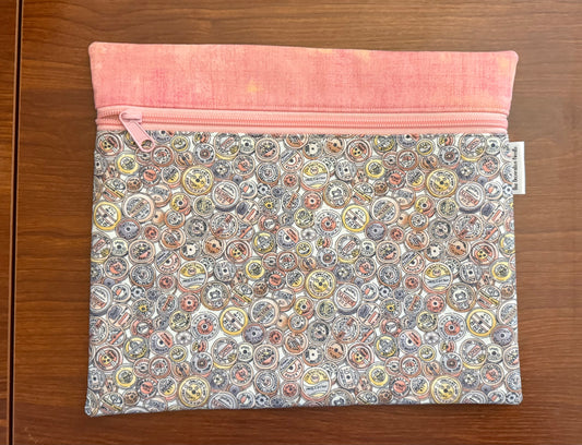 Vintage Spools Regular project bag for cross stitch & embroidery