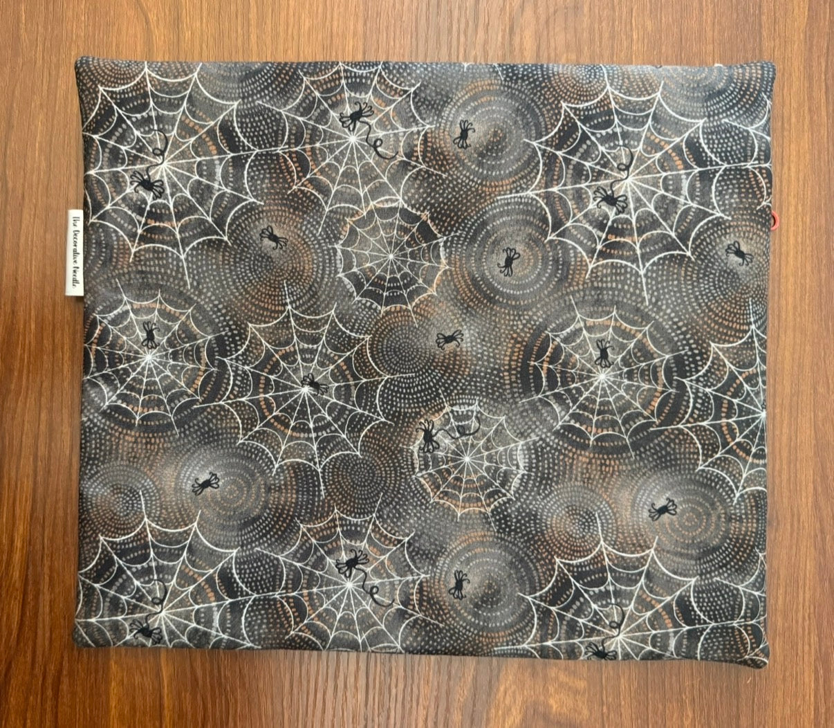 Spider Webs & Swirls Regular project bag for cross stitch & embroidery