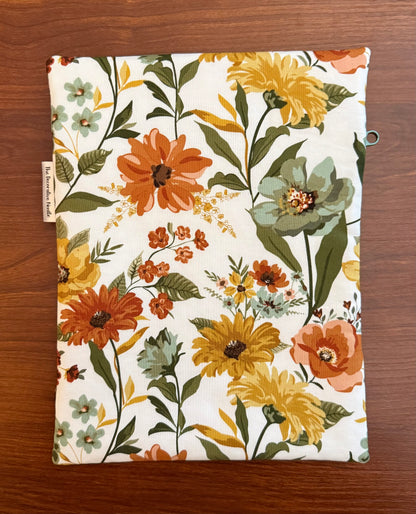 Worth Repeating Skinny floral project bag for cross stitch & embroidery