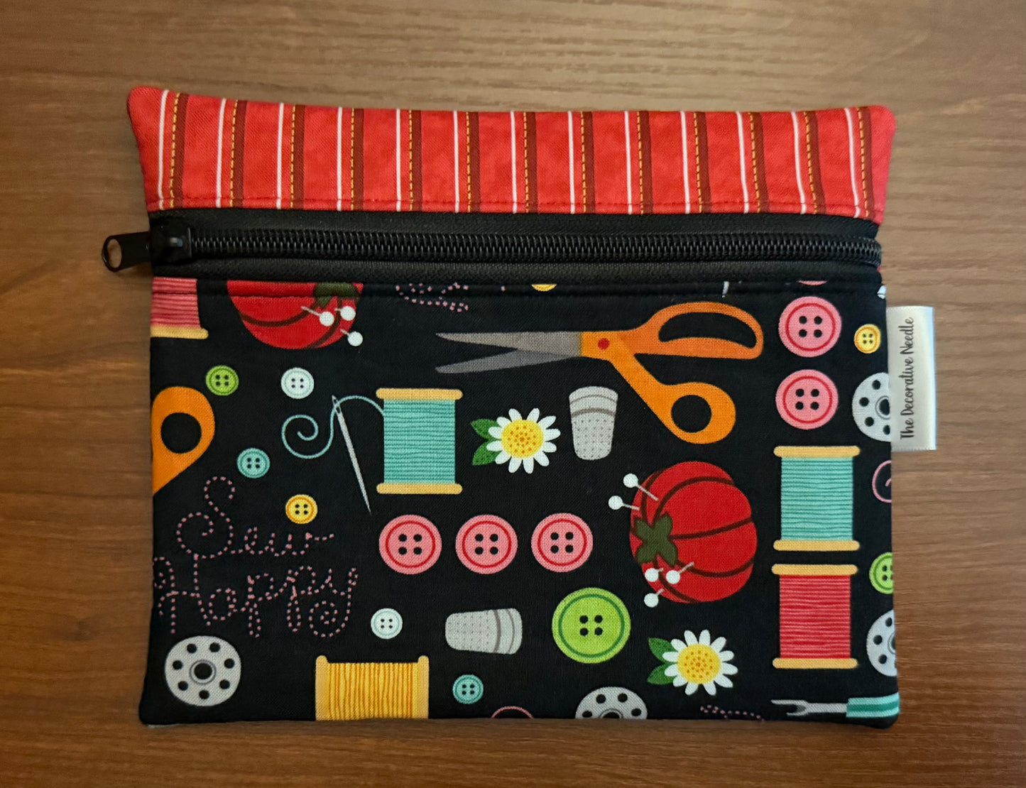 Sew Happy Notions bag for cross stitch & embroidery