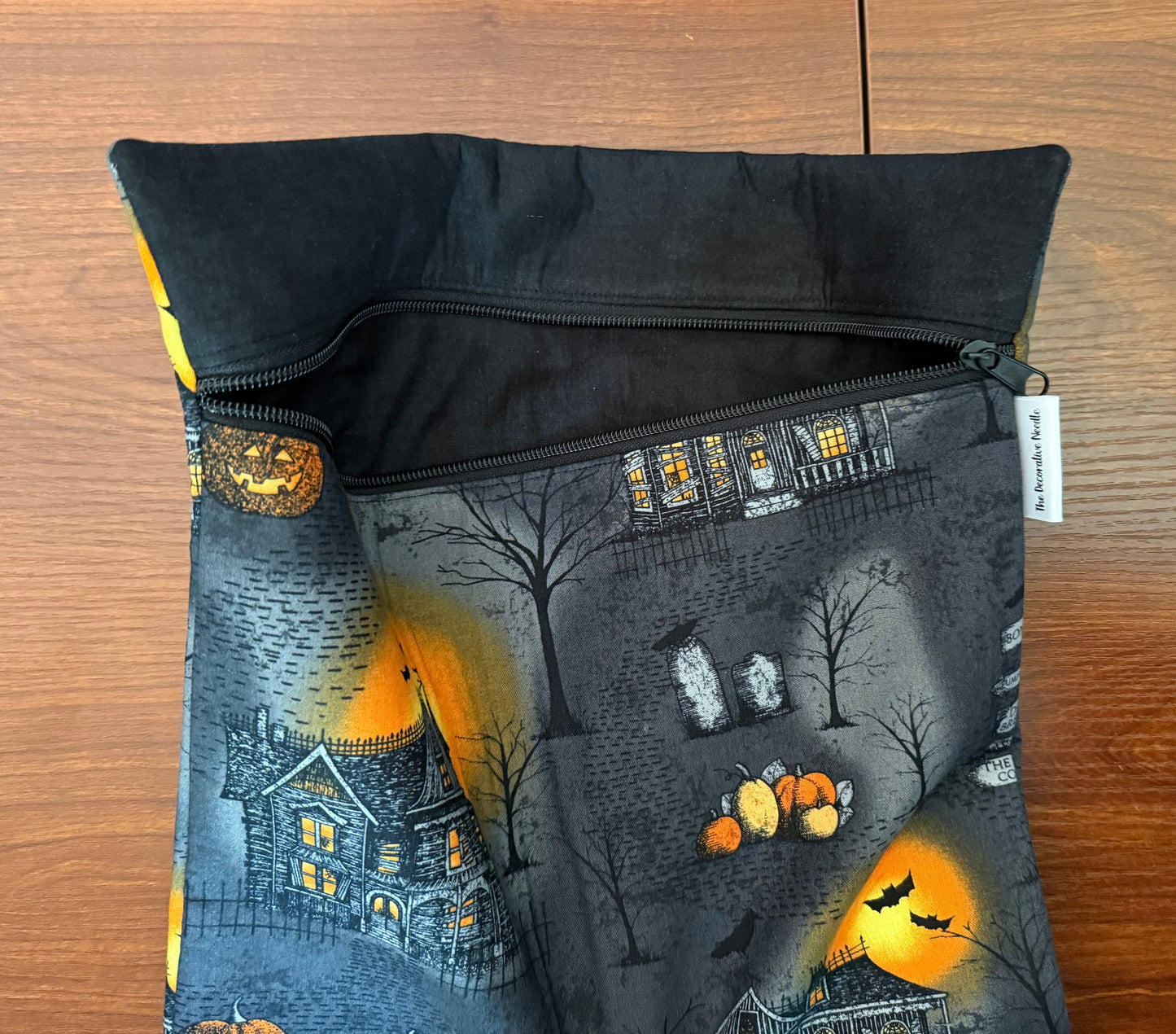 Tall project bag - Haunted Houses