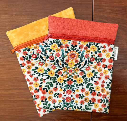 Skinny project bag - Folklore Garden