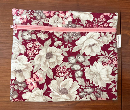 Regular project bag - Heartfelt Floral