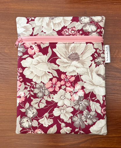 Skinny project bag - Heartfelt Floral