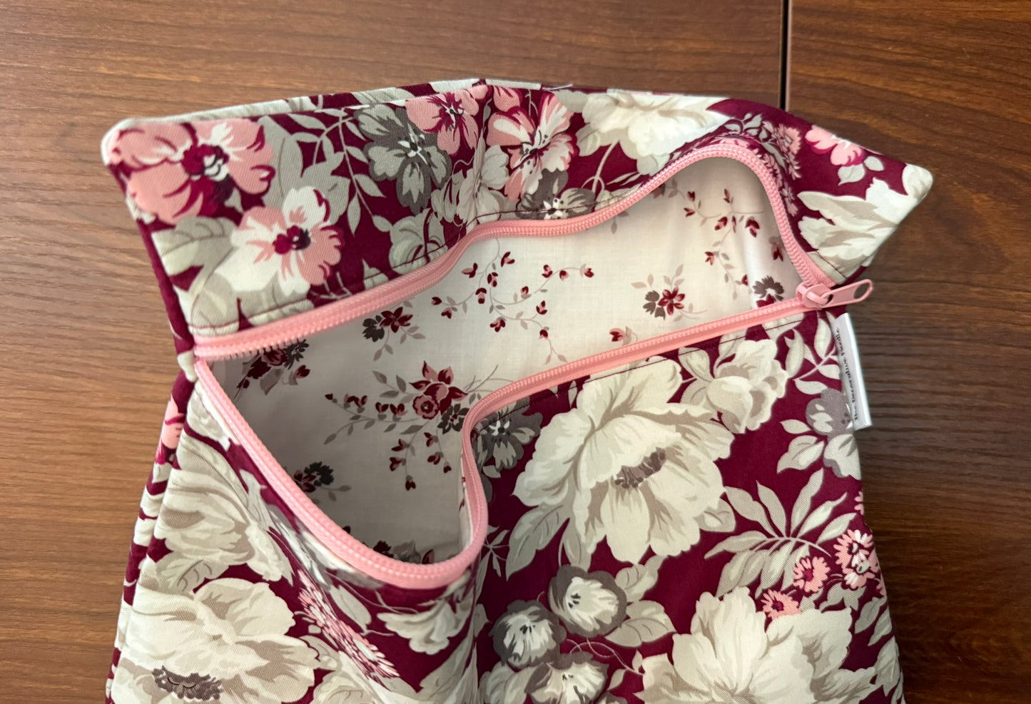 Regular project bag - Heartfelt Floral