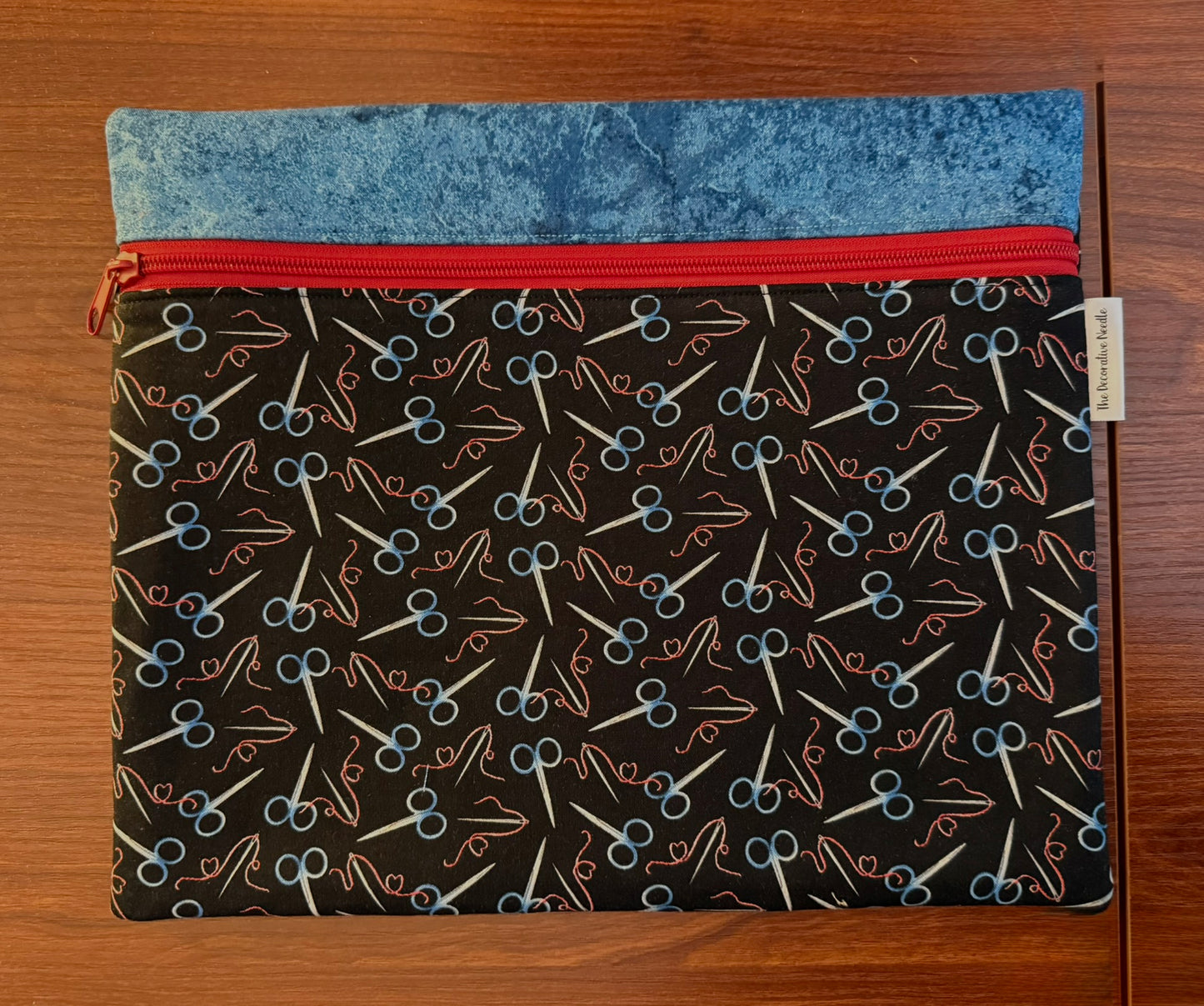 Regular project bag - Patriotic Scissors
