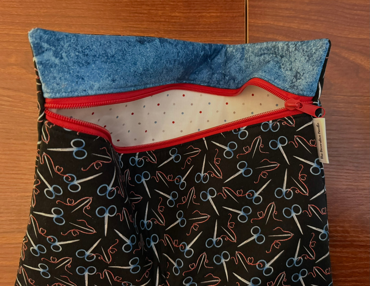 Regular project bag - Patriotic Scissors