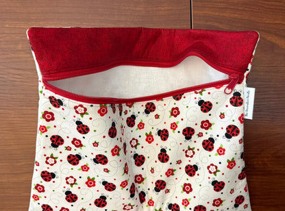Regular project bag - Ladybug Dance