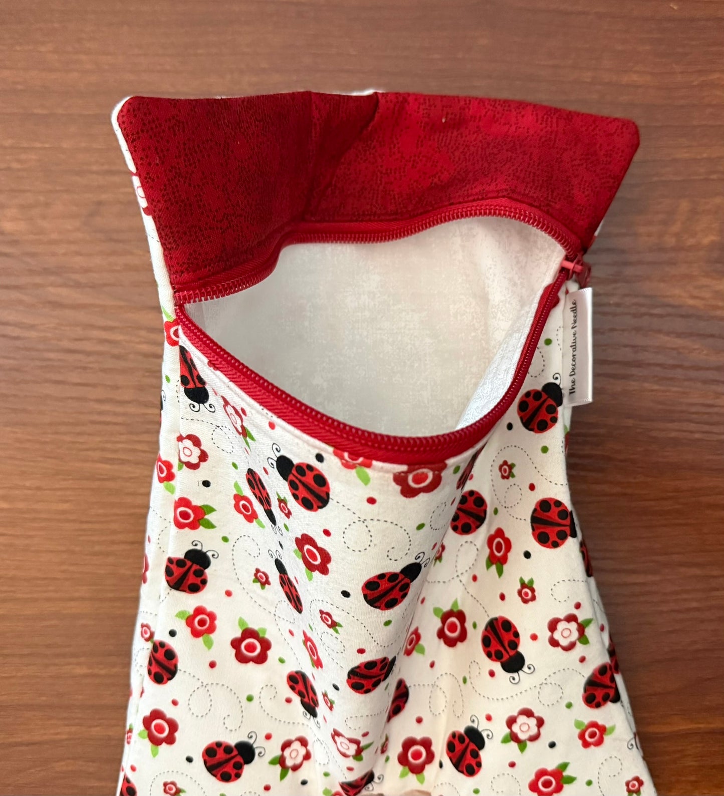Skinny project bag - Ladybug Dance