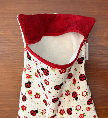 Skinny project bag - Ladybug Dance