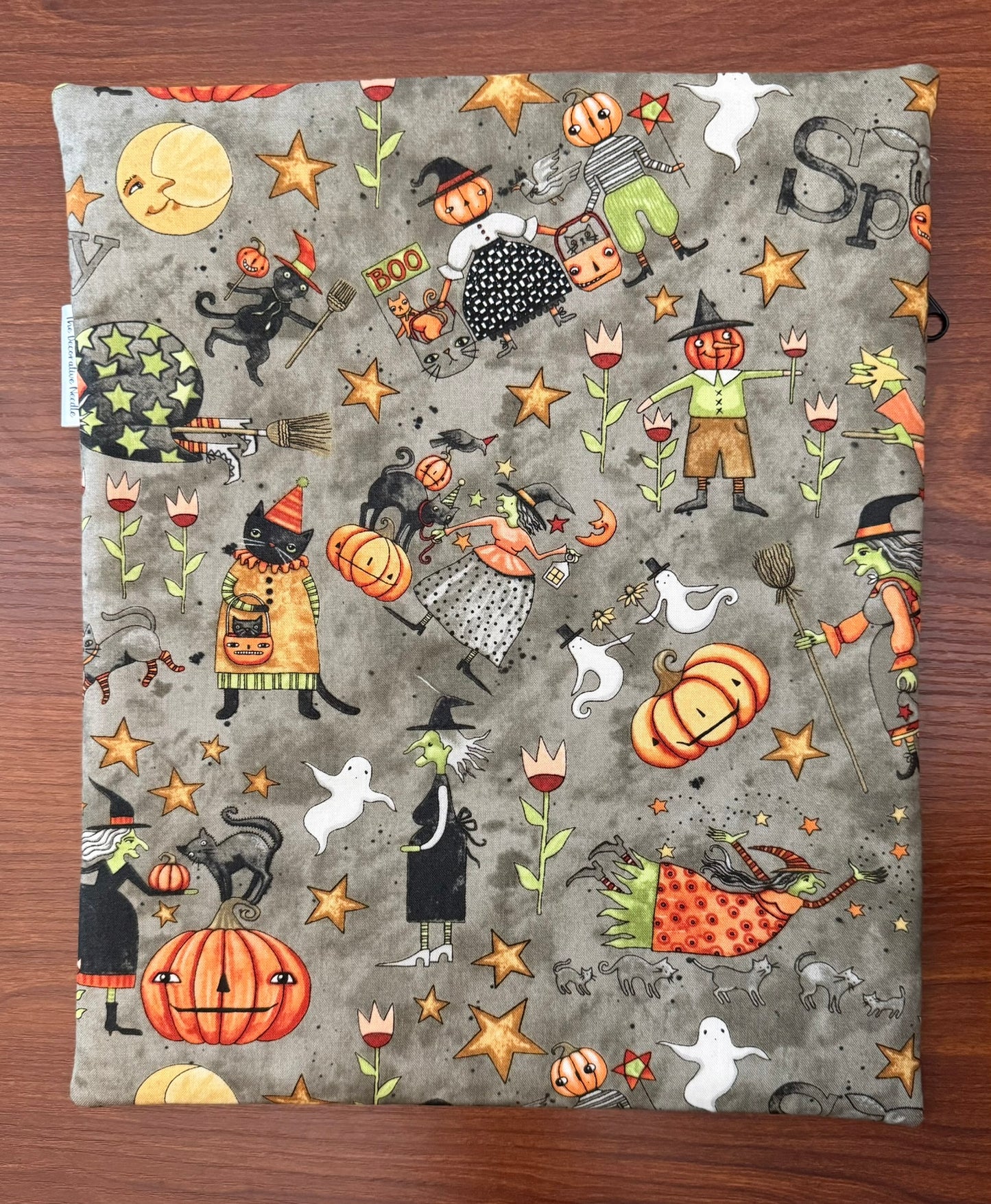 Large project bag - Spooky Motifs by Teresa Kogut