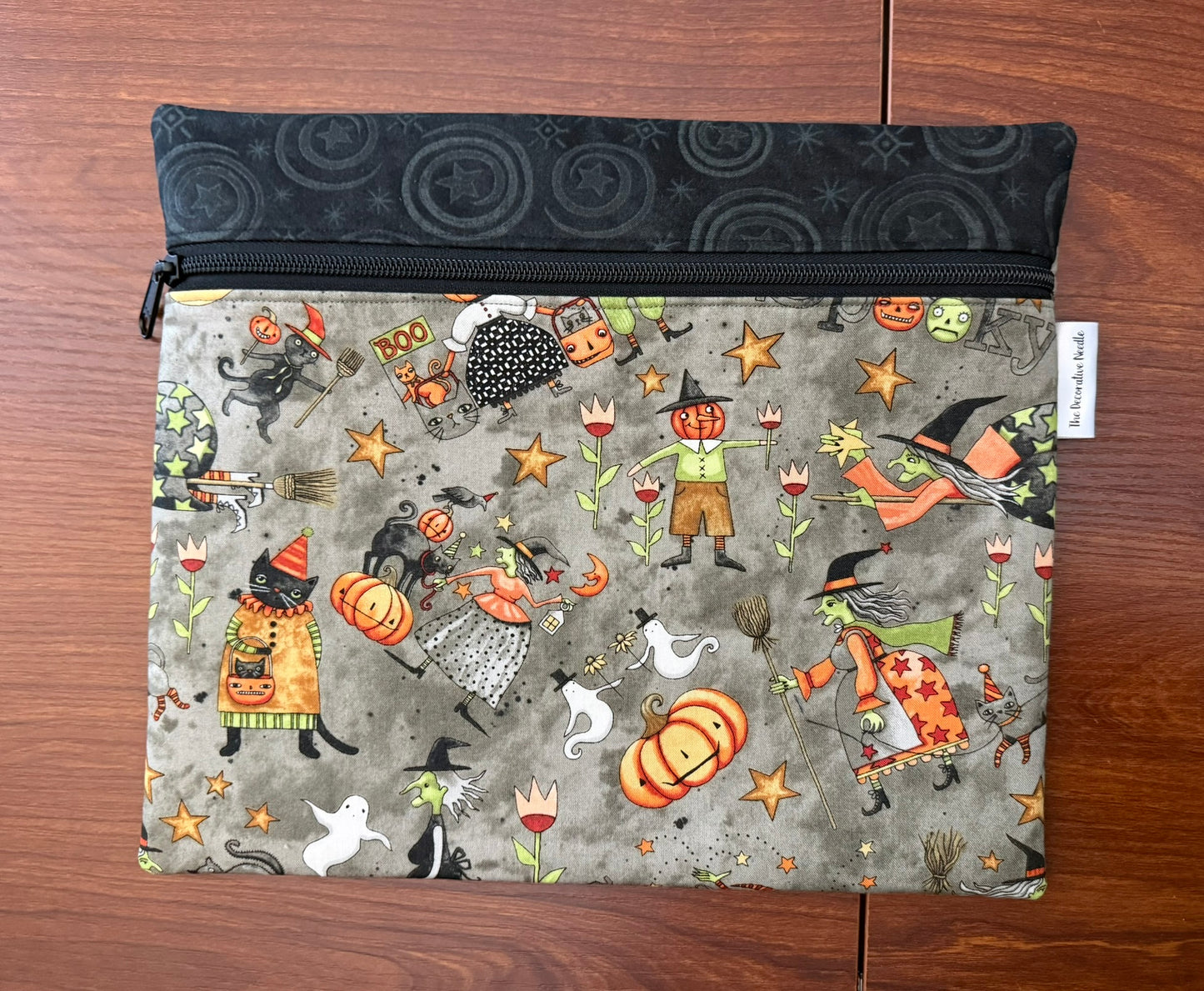 Regular project bag - Spooky Motifs by Teresa Kogut