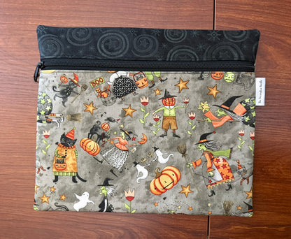 Regular project bag - Spooky Motifs by Teresa Kogut