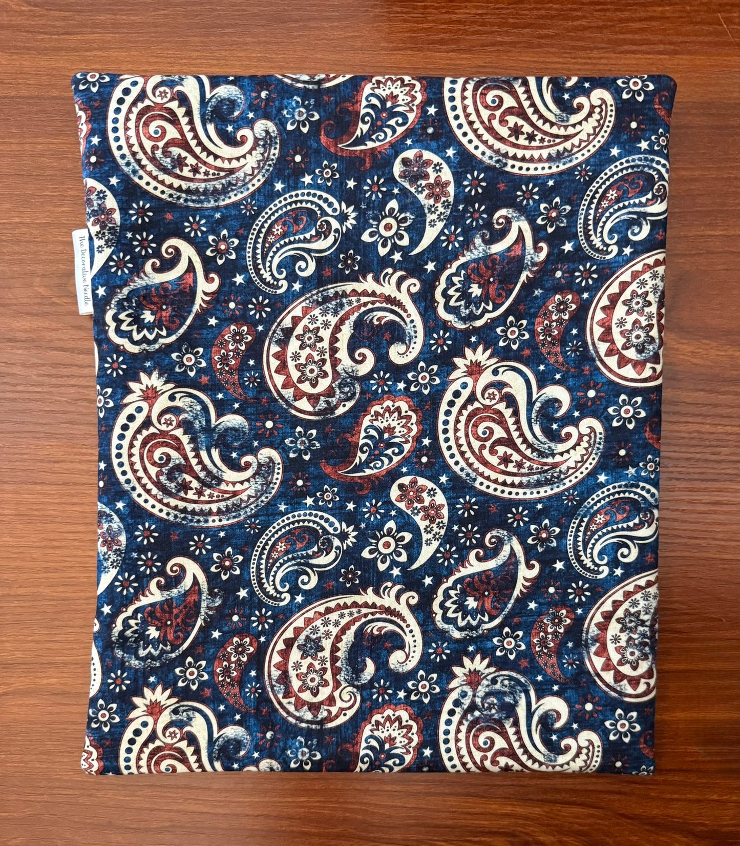 Large project bag - Patriotic Paisley