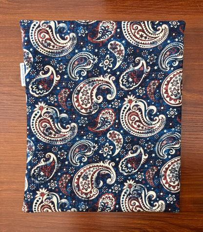 Large project bag - Patriotic Paisley