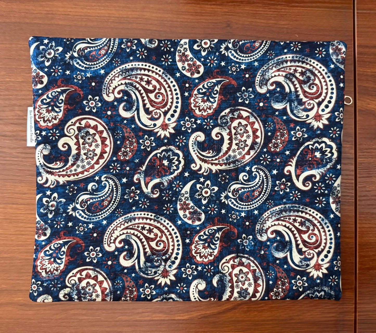 Regular project bag - Patriotic Paisley