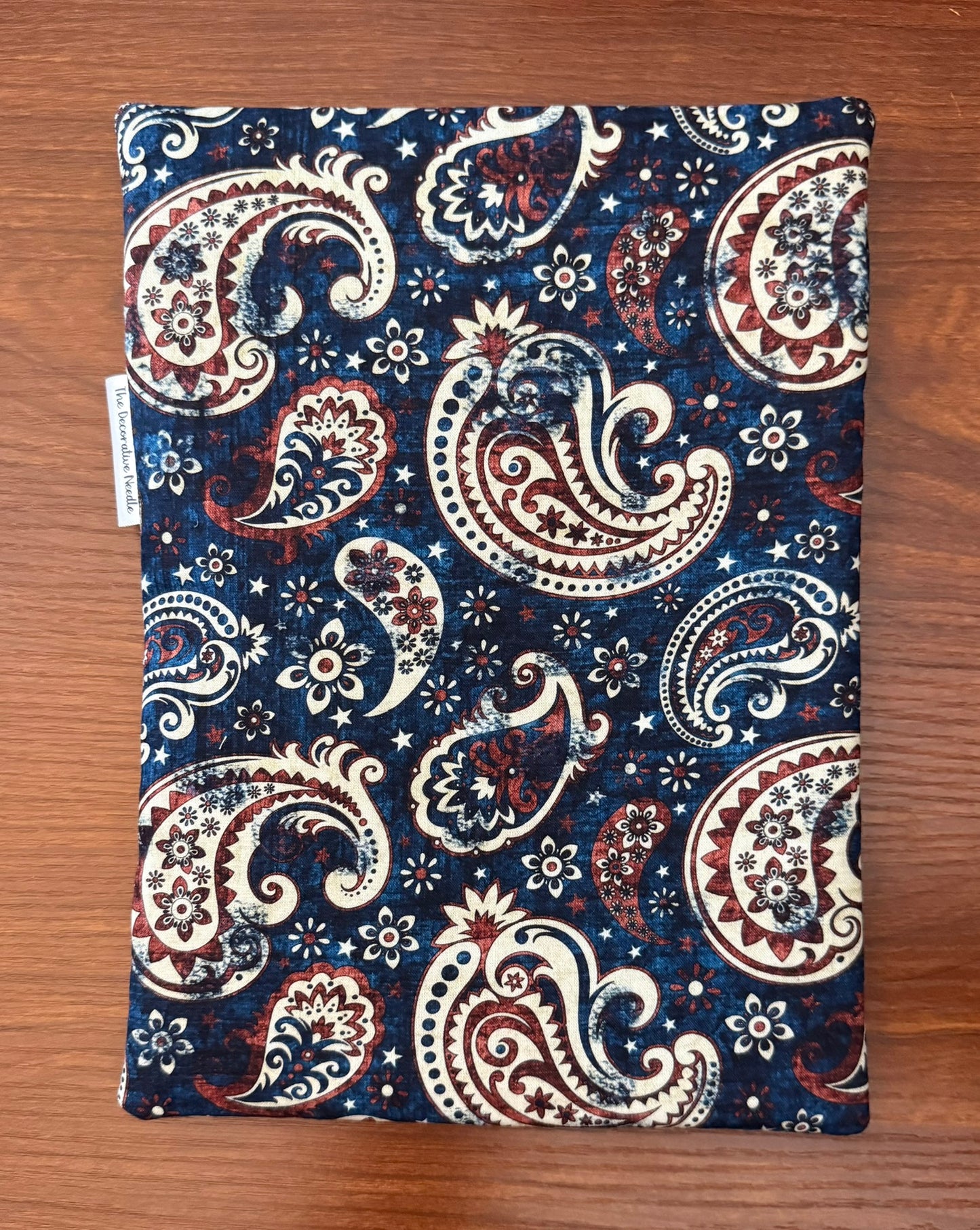 Skinny project bag - Patriotic Paisley