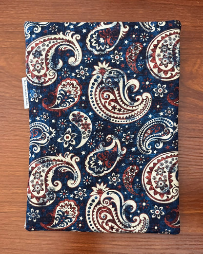 Skinny project bag - Patriotic Paisley