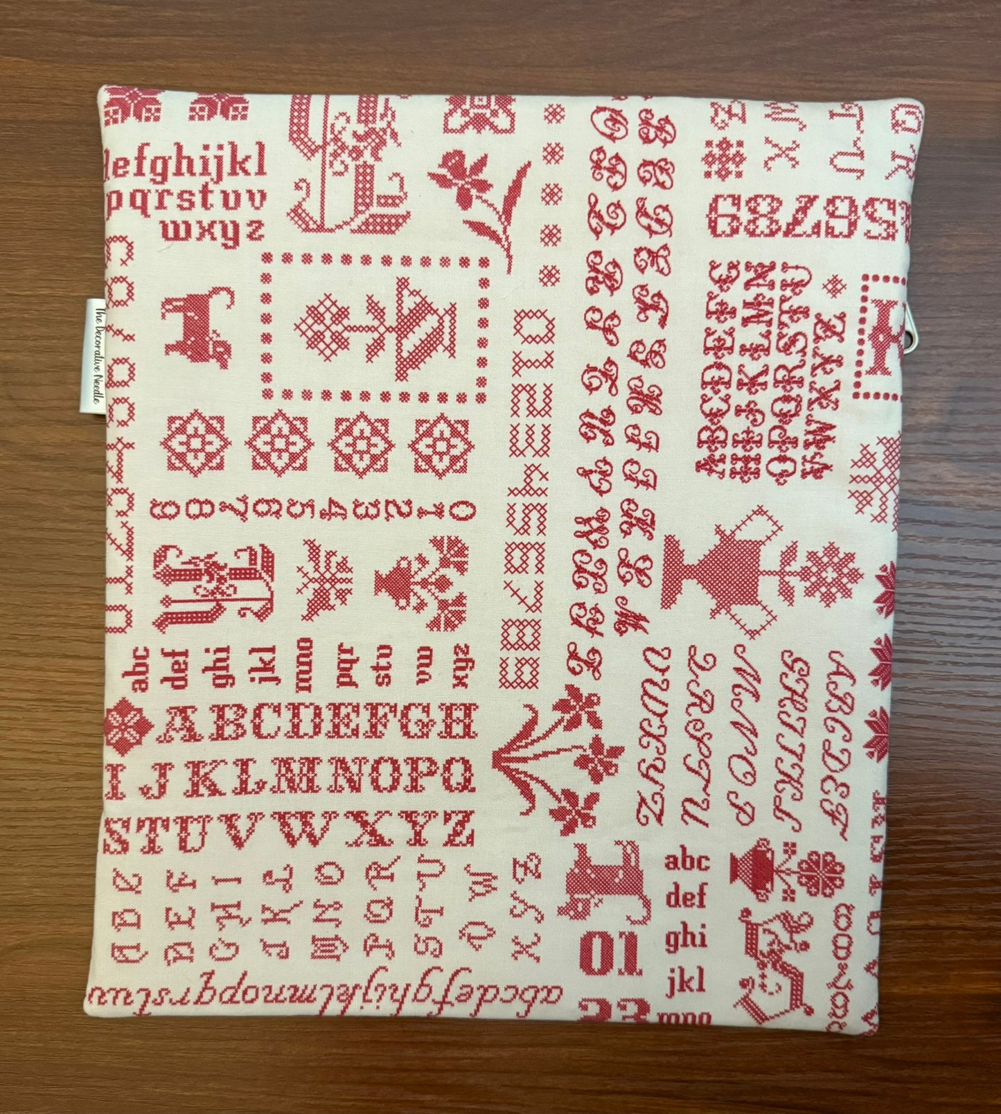 Large project bag - Piece & Plenty Sampler (Rose)