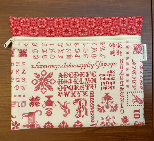 Regular project bag - Piece & Plenty Sampler (Rose)