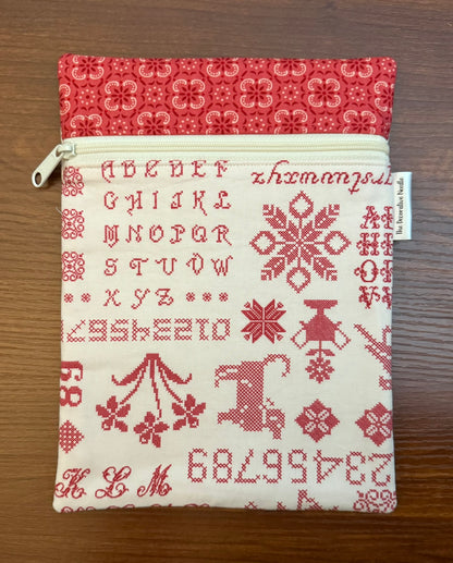 Skinny project bag - Piece & Plenty Sampler (Rose)