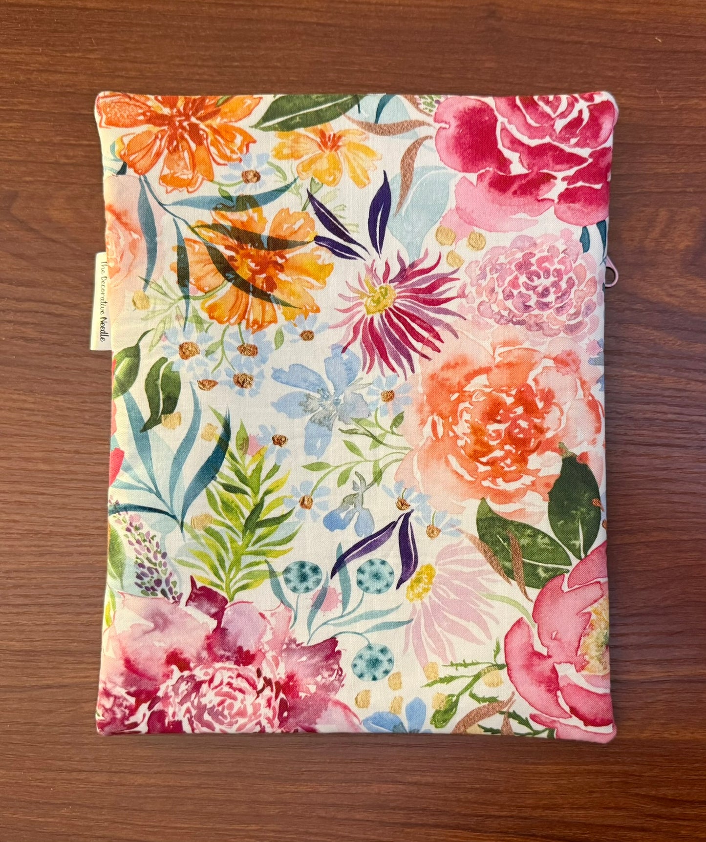 Skinny project bag - Soulstice floral with purple