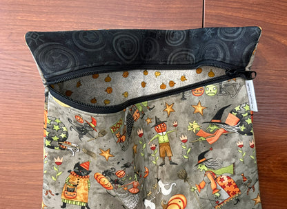 Regular project bag - Spooky Motifs by Teresa Kogut